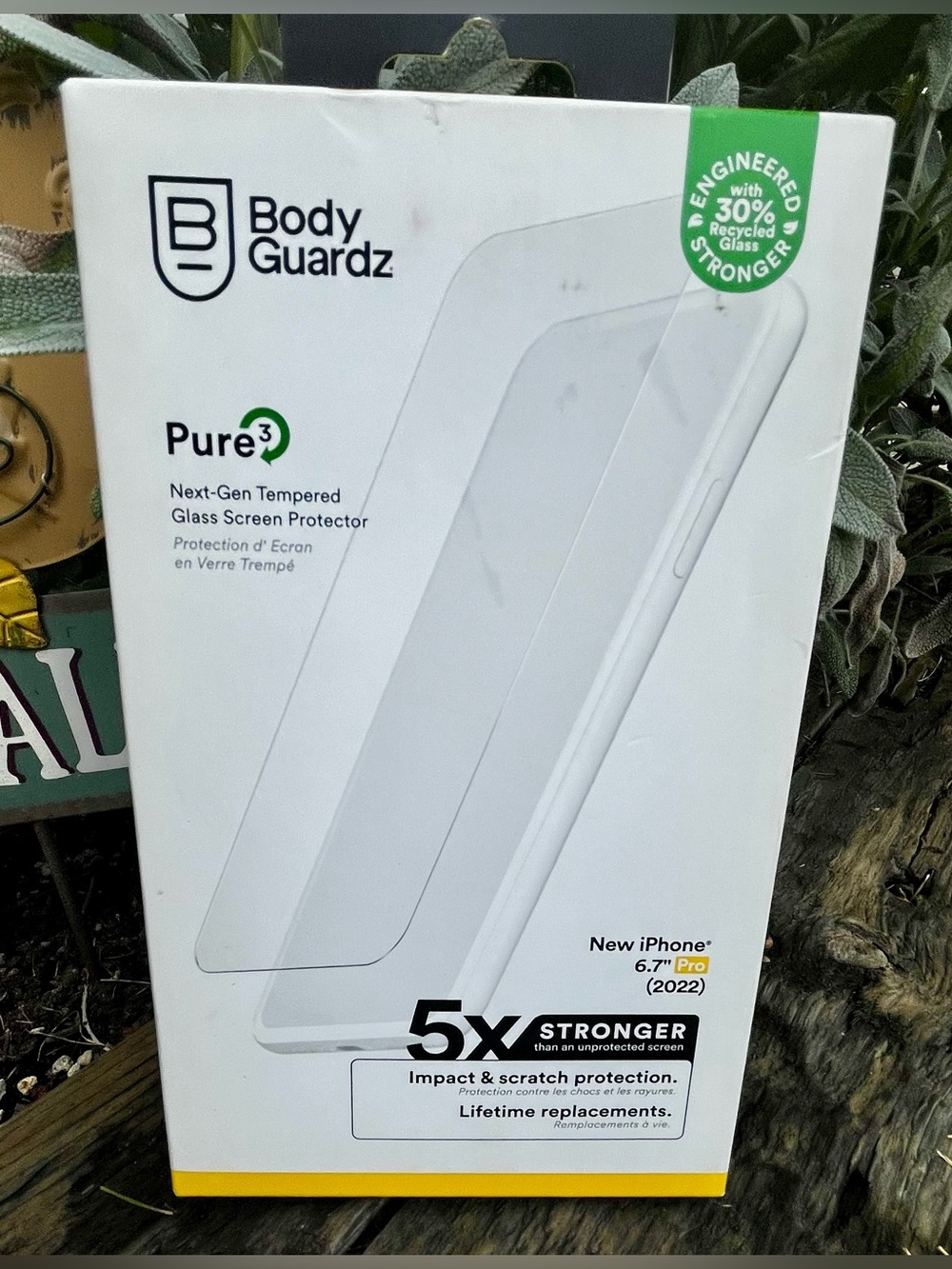 Pure3 Tempered Glass Screen Protector for iPhone 6.7" Pro - Clear